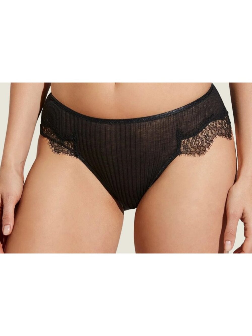 Zimmerli Women's Richelieu 100% Cotton Briefs Black Size M NEW WITH TAGS!